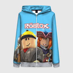 Женская толстовка на молнии ROBLOX