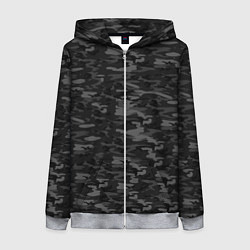 Женская толстовка на молнии ГОРОДСКОЙ КАМУФЛЯЖ
