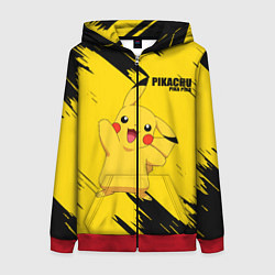 Женская толстовка на молнии PIKACHU: PIKA PIKA