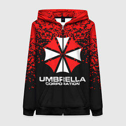 Женская толстовка на молнии Umbrella Corporation