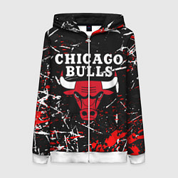 Женская толстовка на молнии CHICAGO BULLS