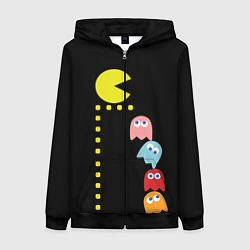 Женская толстовка на молнии Pac-man