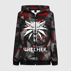 Толстовка на молнии женская The Witcher, цвет: 3D-черный