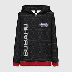 Женская толстовка на молнии SUBARU