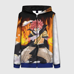 Толстовка на молнии женская FAIRY TAIL ХВОСТ ФЕИ, цвет: 3D-синий