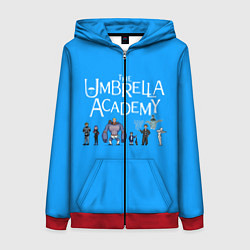 Женская толстовка на молнии The umbrella academy