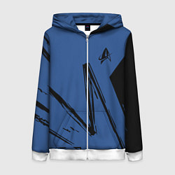 Женская толстовка на молнии Star Trek