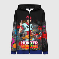 Женская толстовка на молнии Хисока Hunter x Hunter