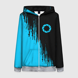 Толстовка на молнии женская PORTAL ПОРТАЛ, цвет: 3D-меланж