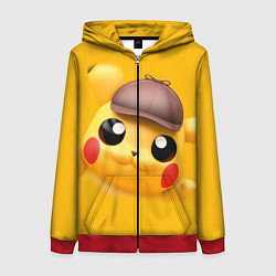 Женская толстовка на молнии Pikachu Pika Pika