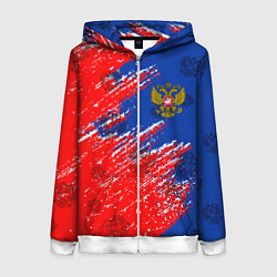 Женская толстовка на молнии Патриот России