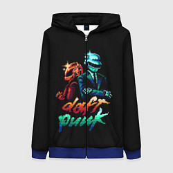 Женская толстовка на молнии Daft Punk