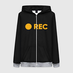 Женская толстовка на молнии REC