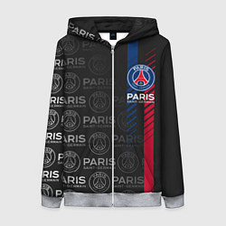 Женская толстовка на молнии ФК ПСЖ PARIS SAINT GERMAIN