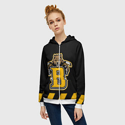 Толстовка на молнии женская BOSTON BRUINS, цвет: 3D-белый — фото 2