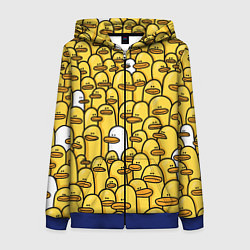 Женская толстовка на молнии Утки