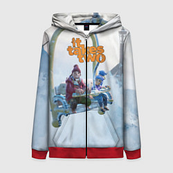 Толстовка на молнии женская It Takes Two Коди и Мэй, цвет: 3D-красный