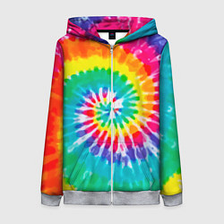 Женская толстовка на молнии Тай Дай