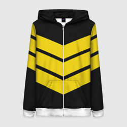 Женская толстовка на молнии Три полоски