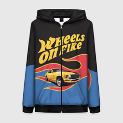 Женская толстовка на молнии Hot Wheels Хот Вилс
