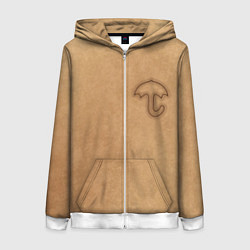 Женская толстовка на молнии Зонтик Игра в кальмара