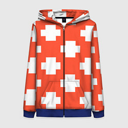 Толстовка на молнии женская Toca Life: Live, цвет: 3D-синий