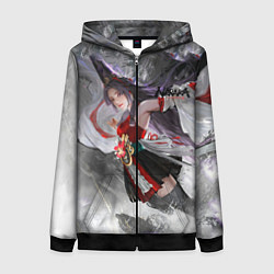 Женская толстовка на молнии Нарака полёт мага