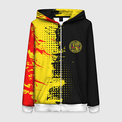 Толстовка на молнии женская Кобра Кай Cobra Kai, цвет: 3D-белый