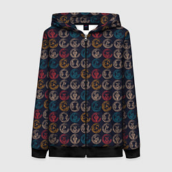 Женская толстовка на молнии Виртуальная Валюта