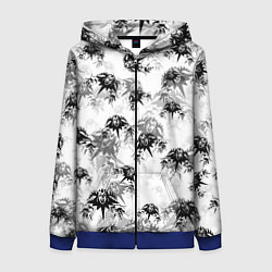 Женская толстовка на молнии Король и шут Лого Паттерн