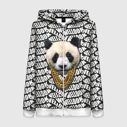 Толстовка на молнии женская Panda Look, цвет: 3D-белый