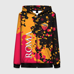 Толстовка на молнии женская Roma Краска, цвет: 3D-черный