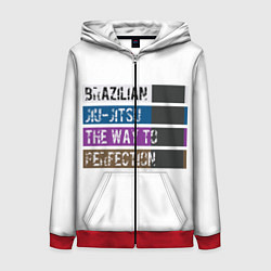 Женская толстовка на молнии Jiu Jitsu Rank