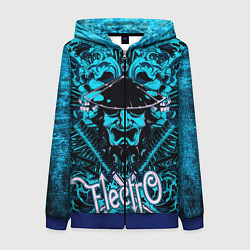 Женская толстовка на молнии Самурай Electro