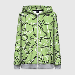 Женская толстовка на молнии Химия в хаосе