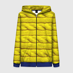 Женская толстовка на молнии Жёлтый свитер - Осень-Зима 2028