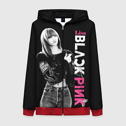 Женская толстовка на молнии Blackpink Beautiful Lisa