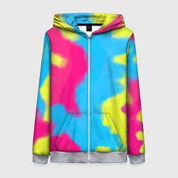 Женская толстовка на молнии Тай-дай из фильма Барби