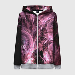 Толстовка на молнии женская Узоры в иллюстрации, цвет: 3D-меланж