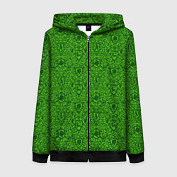 Женская толстовка на молнии Shrek: Pattern