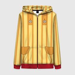 Женская толстовка на молнии Фартук кота Юкичи