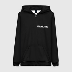 Толстовка на молнии женская Самурай - Киберпанк 2077, цвет: 3D-черный