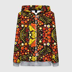 Женская толстовка на молнии Русский народный узор