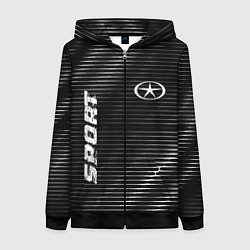 Женская толстовка на молнии JAC sport metal