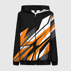 Женская толстовка на молнии Corner lines