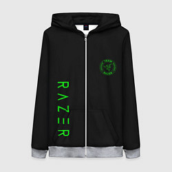 Толстовка на молнии женская Razer brend game, цвет: 3D-меланж