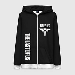 Толстовка на молнии женская Одни из нас логотип, цвет: 3D-белый