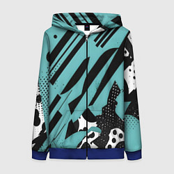 Женская толстовка на молнии Спорт динамика скорость