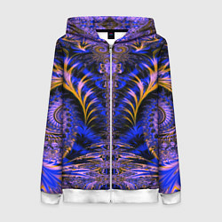 Женская толстовка на молнии Оптический визуальный стиль