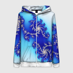 Женская толстовка на молнии Психоделика холодный узоры